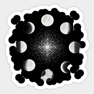 Moon Phases Sticker